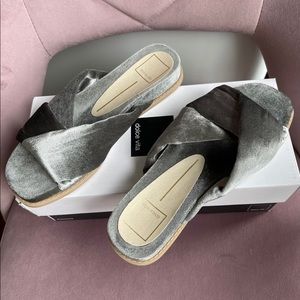 Dolce vita Velvet sandals slides